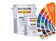 Farba epoksydowa Rust-Oleum 9100HS - kolory RAL z mieszalnika